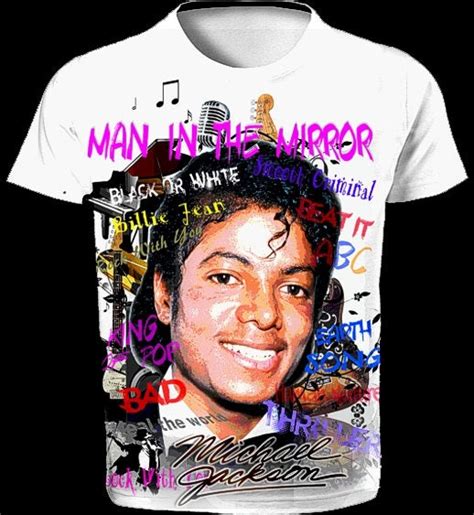 Michael Jackson T Shirt Mens Unisex Sublimation Shirt Etsy