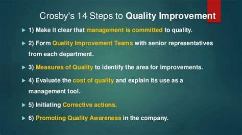 Quality Guru Philip B Crosbys Management Principles