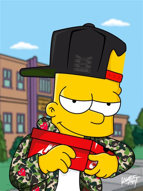 When New Pair Of Kicks Arrives Bart Simpson Tumblr Bart Simpson Art