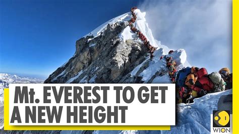 Nepal China To Announce The New Height Of Mteverest World News Youtube