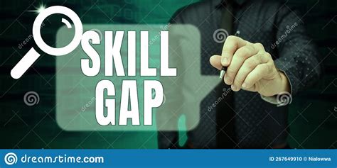 Sign Displaying Skill Gap Business Showcase Refering To A Person S Weakness Or Limitation Of