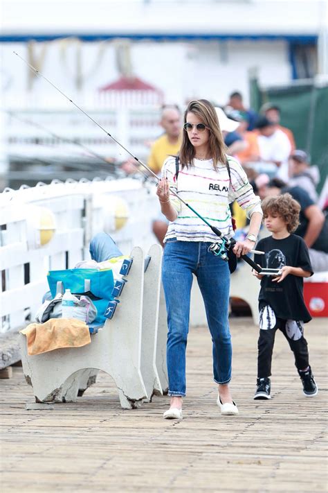 Alessandra Ambrosio Goes Sea Fishing 17 Gotceleb