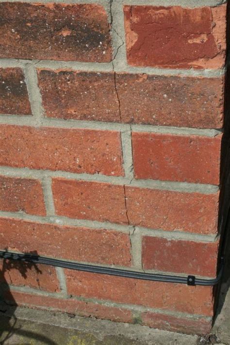 vertical cracks  external brick wall diynot forums