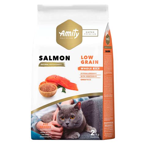 Amity Super Premium Low Grain Salmon Adult Cat Petzoo