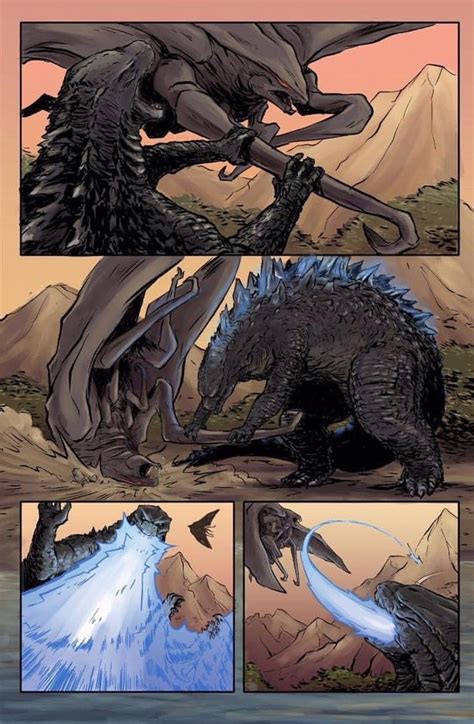 Awesome Godzilla Vs Muto Vs Kong Mini Comic By Tyler Sowles