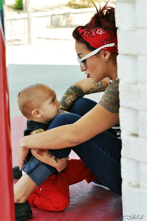 mommy and me pinup session tattooed moms mommy and son mom tattoos mommy and me