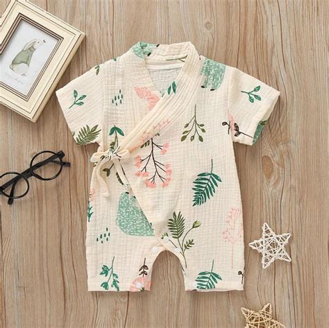 Baby Clothesbaby Kimonomuslin Cotton Kimono Etsy In 2021 Baby