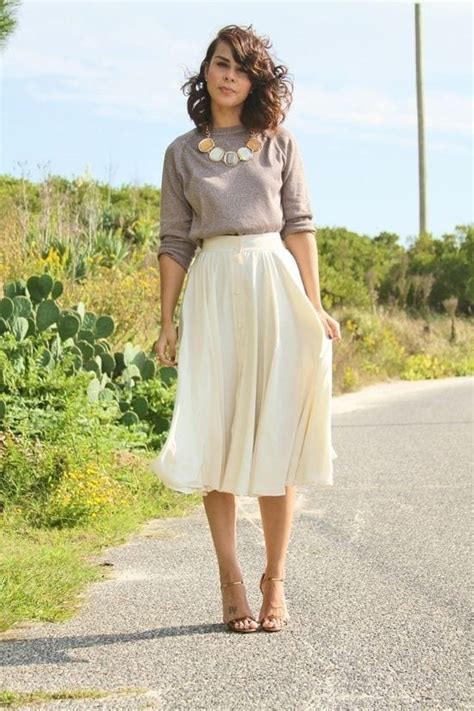 Midi Skirts Outfits Cute Outfits To Wear With Midi Skirts