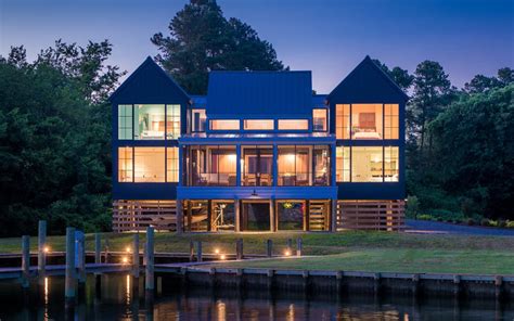 A Modern Waterfront Home Takes Cues From Past Your Modern Cottage