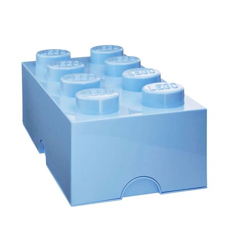 Lego Toys Förvaring 8 Ljusblå Blå Förvaring Till Barnrummet