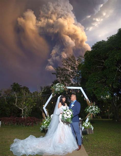 Maybe you would like to learn more about one of these? Couple get married as volcano erupts behind them - Rediff ...