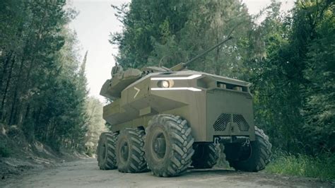 Israel Mod Unveils Its M Rcv Medium Robotic Combat Vehicle At Eurosatory 2022 In Paris