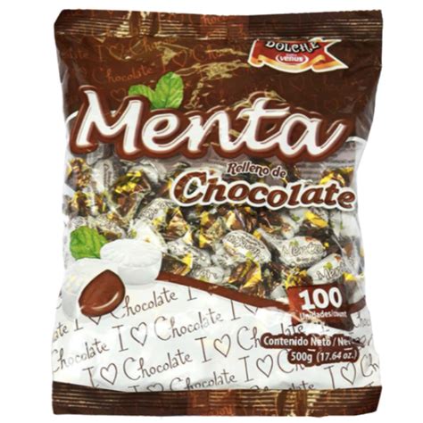 Caramelo Menta Relleno De Chocolate Dc Company
