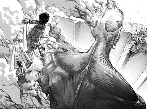 Image Eren Attacks The Colossus Titanpng Attack On Titan Wiki