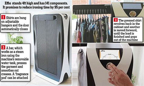 It makes ironing simple, easy and quick. Robotic ironing machine 'Effie' smooths crumpled clothes ...