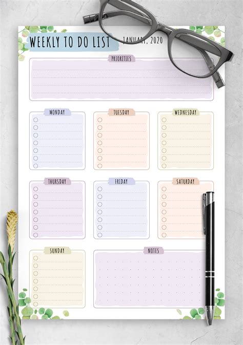 10 Hilarious Printable Weekly To Do List Template