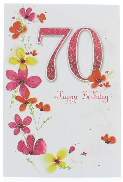 Female Happy 70th Birthday Greeting Card Ubicaciondepersonas Cdmx Gob Mx