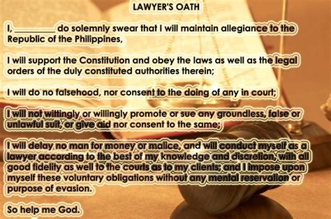 Philippine Case Digests Databank Lawyers Oath