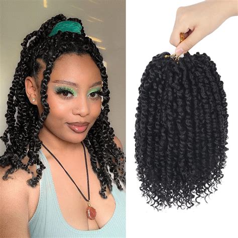 Buy Passion Twist Hair Inch Packs Pre Twisted Passion Twist Crochet Braids Bohemian Curly