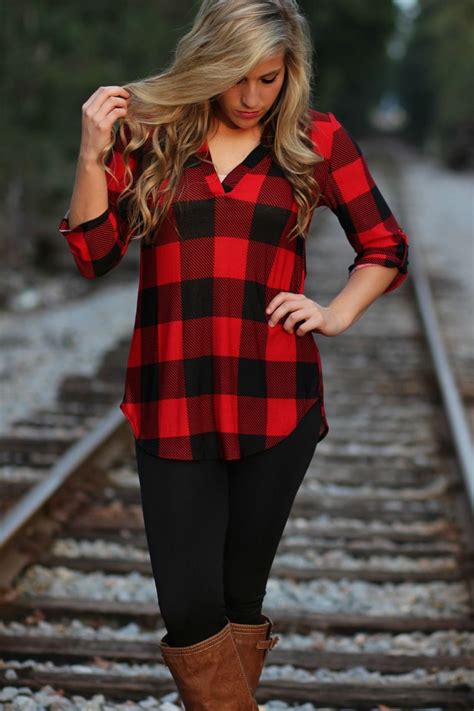Https://wstravely.com/outfit/red Plaid Shirt Outfit