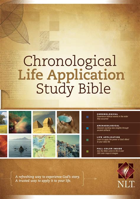 Nlt Chronological Life Application Study Bible Brown Hardcover