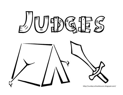 Our printable coloring pages are free and classified by theme, simply choose and print your drawing to color for hours! Book of Judges - Free Coloring Pages for Kids ~ Sunday ...