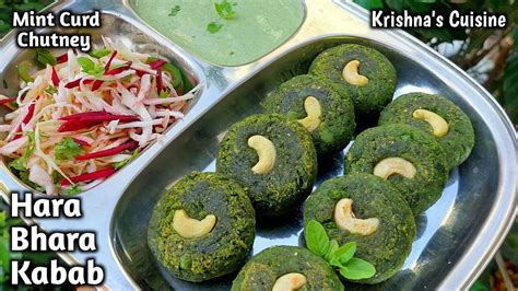 Hara Bhara Kabab Recipe Spinach Kabab Hara Bhara Kebab With