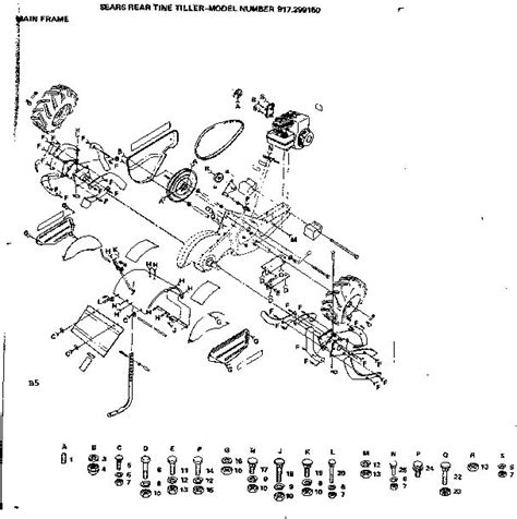 42 Craftsman Tiller Parts Diagram Wiring Diagram Info
