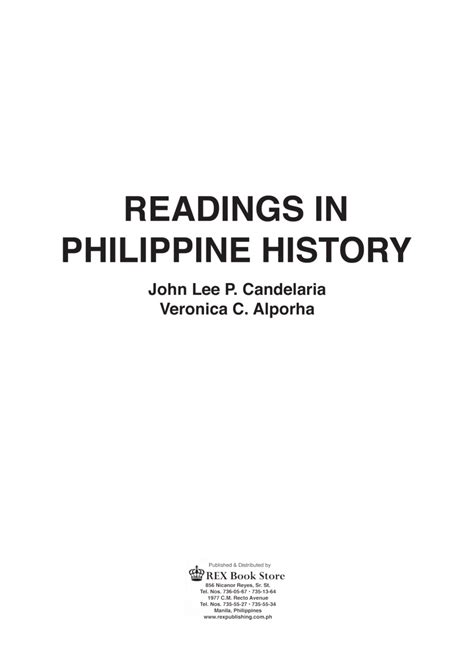 What Is The Reading In Philippine History The Best Picture History