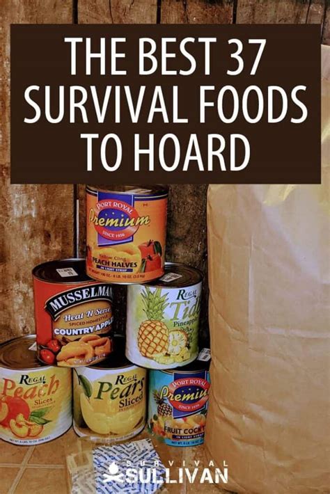The Best 37 Survival Foods To Hoard For Any Disaster Survival Sullivan