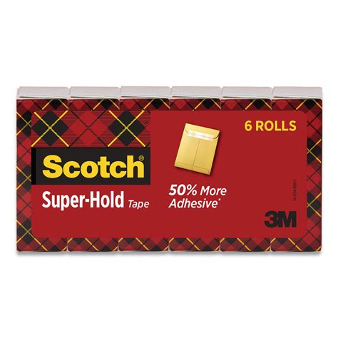 3m Scotch Super Hold Tape Refill 1 Core 075 X 2777 Yds