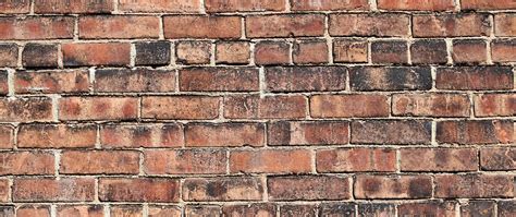 Download Wallpaper 2560x1080 Bricks Wall Brick Wall Surface Texture