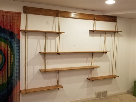 Hanging Rope Shelves Ryobi Nation Projects