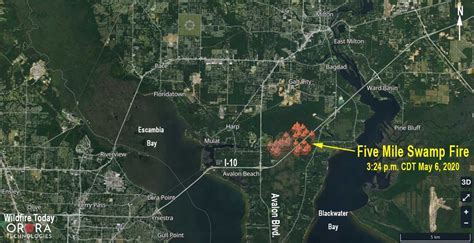 Map Of Florida Wildfires Today