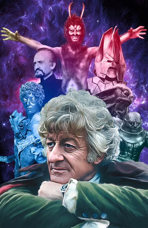 Doctor Who Fan Art Jon Pertwee The Third Doctor And Etsy
