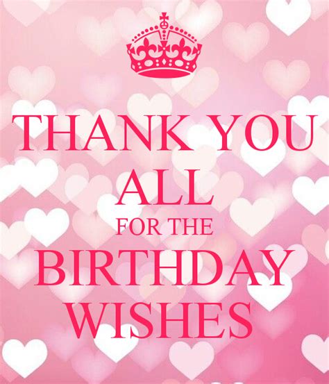 Thank U All For The Birthday Wishes Quotes Shortquotescc
