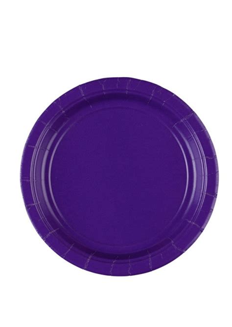 Vaisselle Jetable Violet Assiettes Aux Feux de la Fête Paris