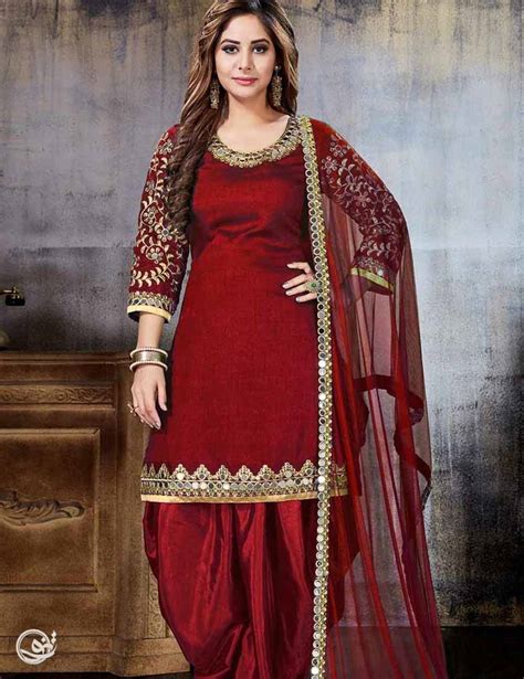 انواع مدل جدید لباس هندی پنجابی مدل های 2021 تشریفینو