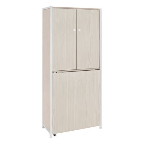 Find best clothing armoires at luxedecor. Craft / Multi Room Storage Armoire with Table Top in White ...