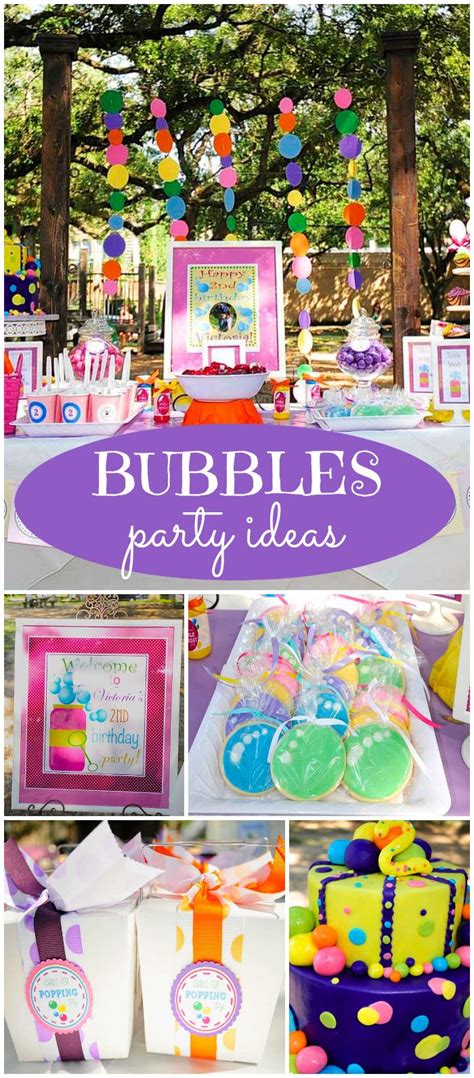 Bubbles Birthday Victorias Bubbles Themed 2nd Birthday Party