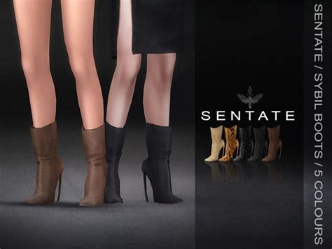 Sentate Sybil Boots Sims Sims 4 Sims 4 Clothing