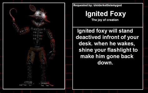 Ignited Foxy Fangame Frights By Kingniteart On Deviantart