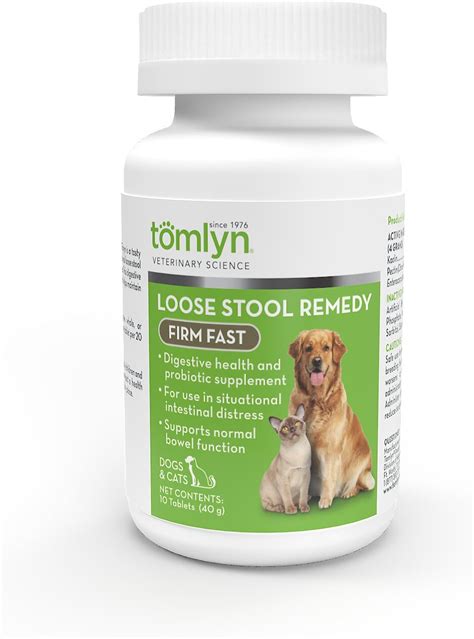 Tomlyn Firm Fast Loose Stool Remedy Dog And Cat Supplement 10 Count