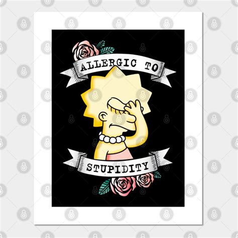 Simpsons Lisa Simpson Quote Simpsons Posters And Art Prints Teepublic