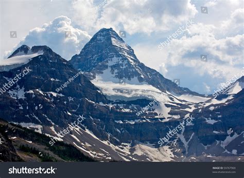 Beautiful Mount Assiniboine Rocky Mountains British Stock Photo