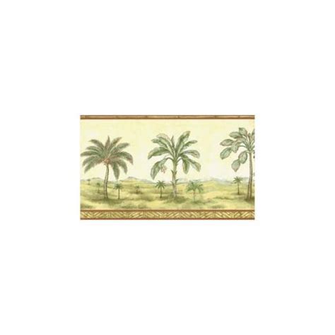 47 Palm Tree Wallpaper Border On Wallpapersafari