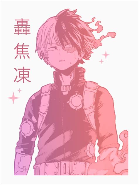 Pink Todoroki T Shirt By Suggabatt Redbubble