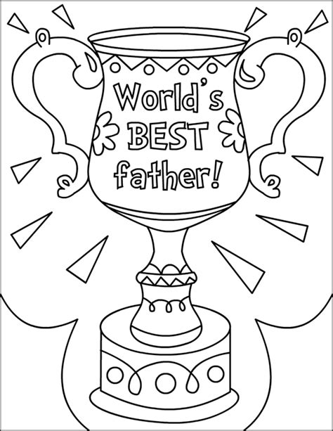 Printable Fathers Day Cards To Color Coloring Home