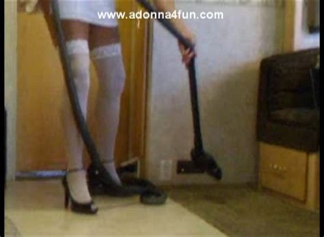 Vacuuming In Layered Stockings Miniskirt Adonna4fun S Clip Store Clips4sale