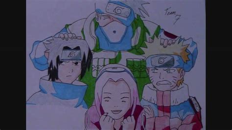 Konohaartist Special How To Draw Team 7 Naruto Naruto Sasuke
